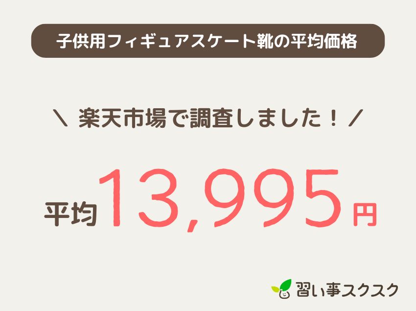 子供用フィギュアスケート靴の平均価格