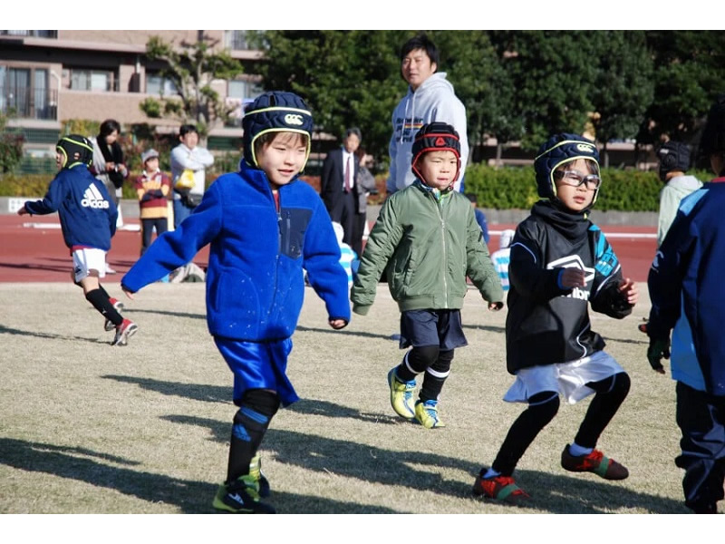 横浜ラグビースクール幼稚園児生徒