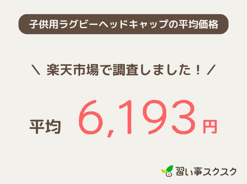 ママパパが気になる「子供用ラグビーヘッドキャップ」の価格相場