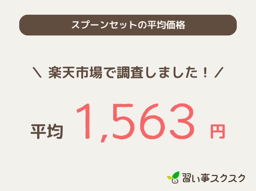 スプーンセットの平均価格