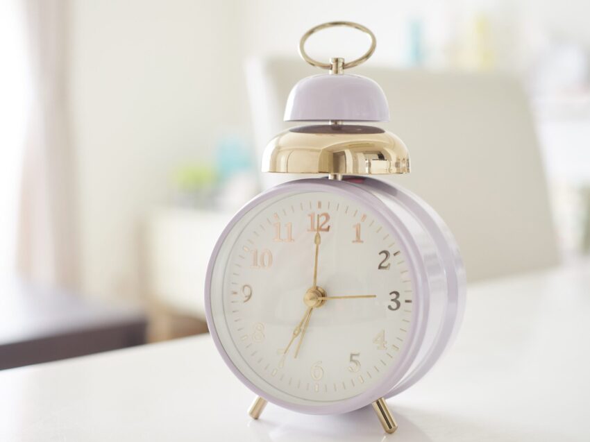 朝7時のめざまし時計
