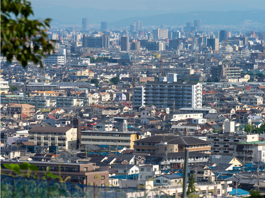 大阪府八尾市の風景