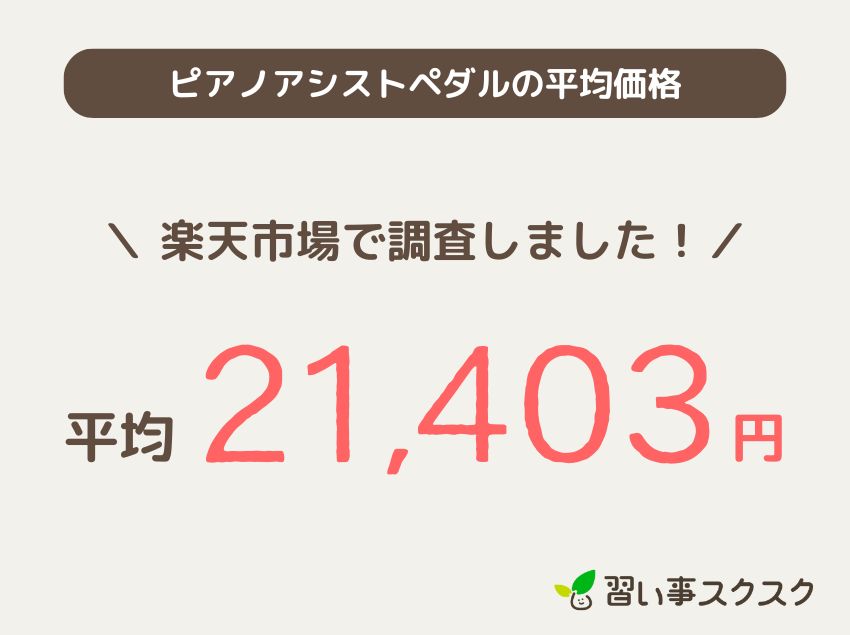 ピアノアシストペダルの平均価格