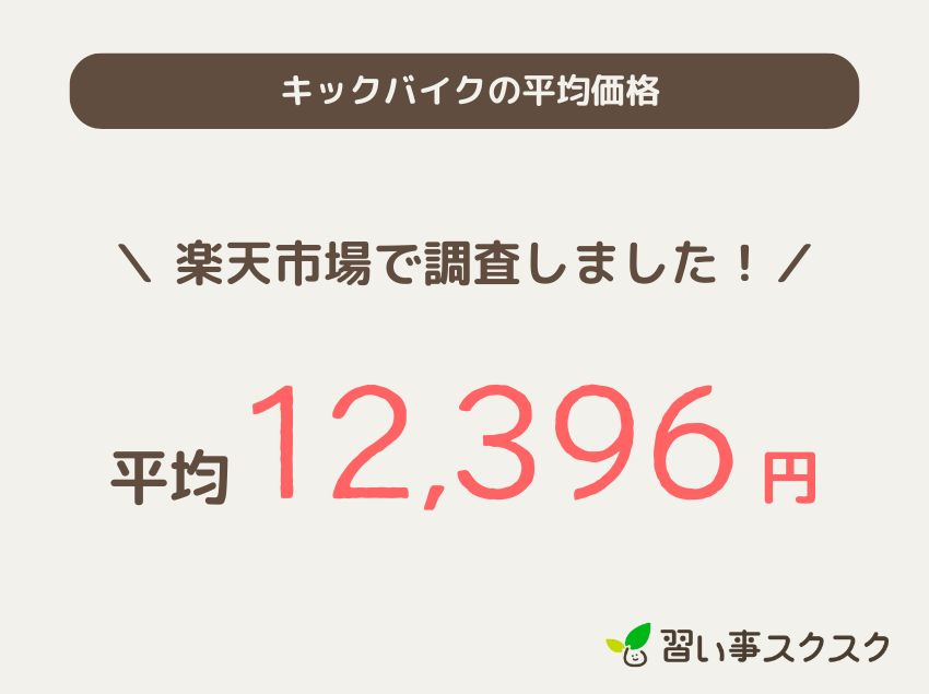 キックバイクの平均価格