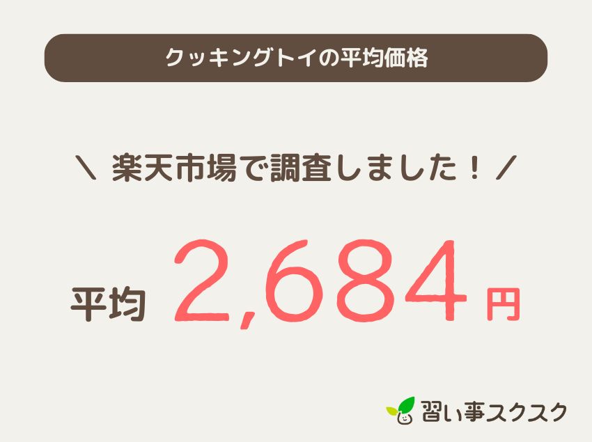 クッキングトイの平均価格