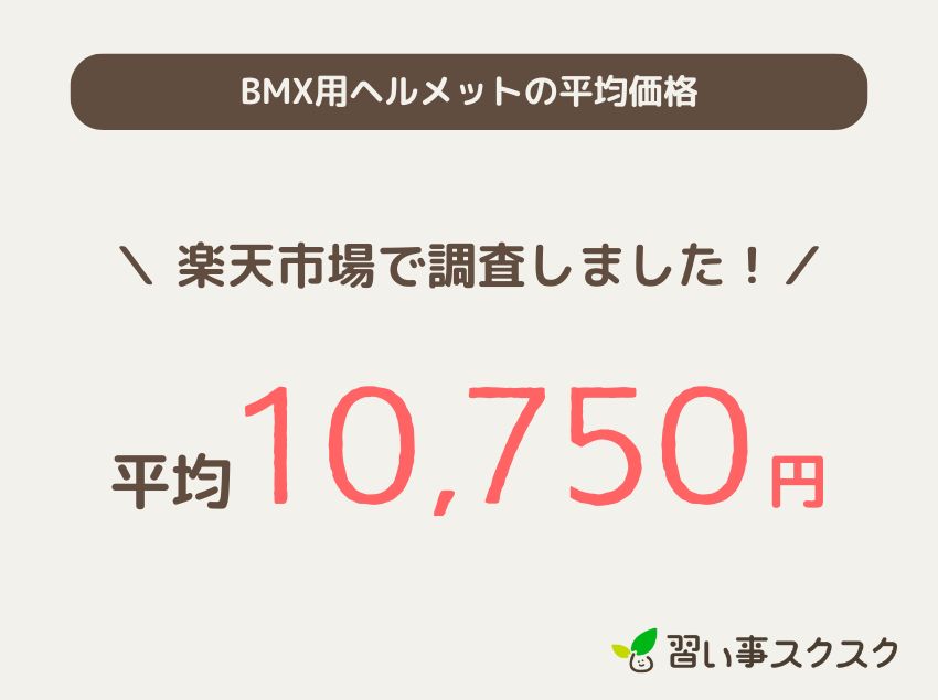 BMX用ヘルメットの平均価格