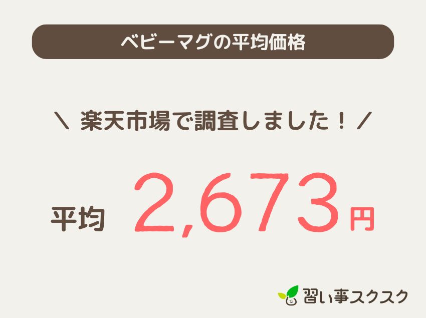 ベビーマグの平均価格