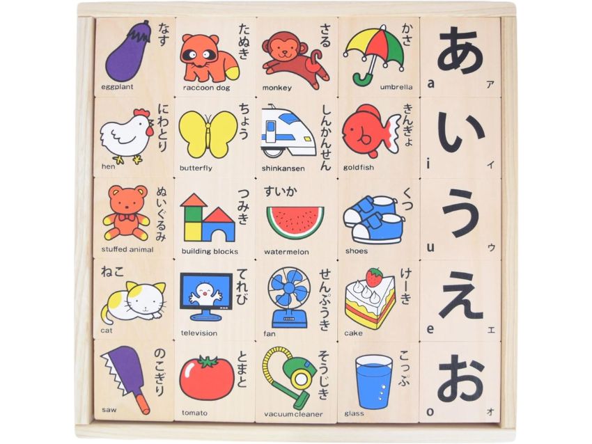 NOKUBI 郡上八幡のもじ積み木 おもちゃ 50ピース