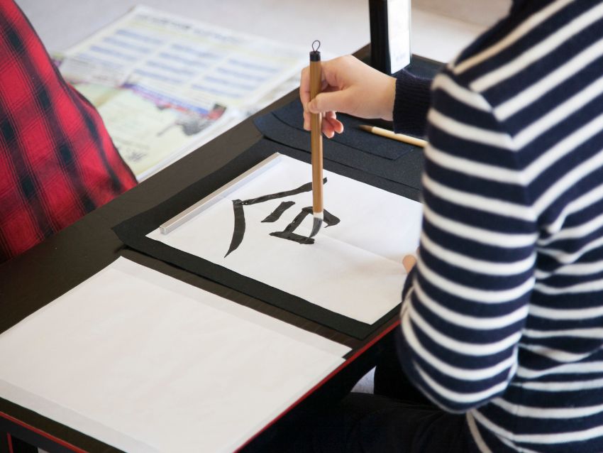 習字教室の様子