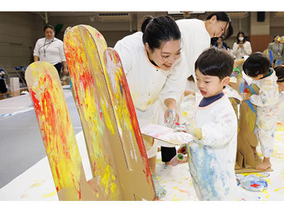 TABOTENZUイベントを楽しむ親子の様子②