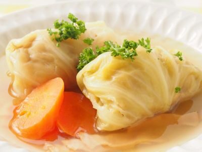 煮込んだロールキャベツ