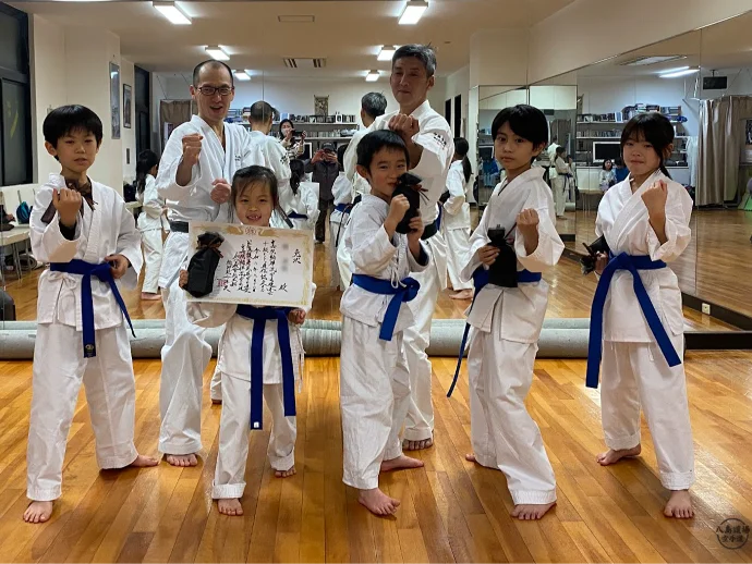武道空手八島道場の雰囲気がわかる写真