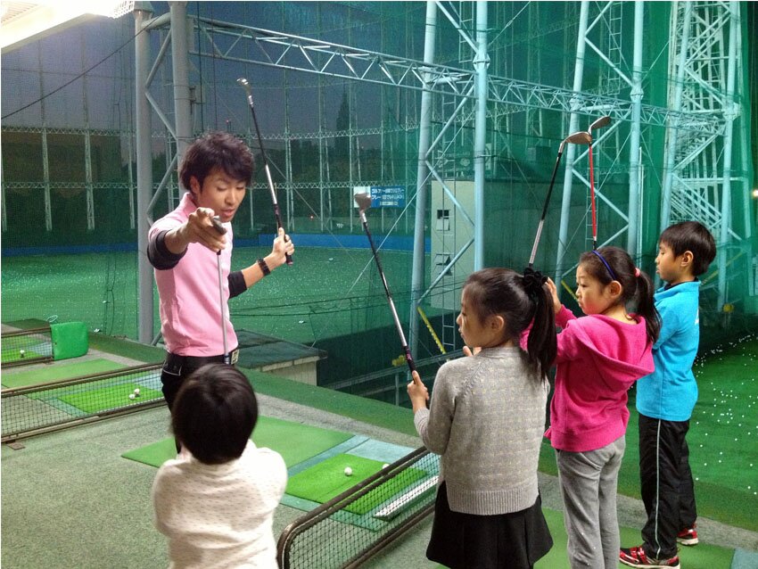 KIDS GOLF by GDO アクティブAKIBAゴルフガーデン練習場レッスンの無料体験