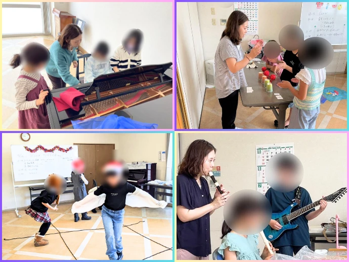 小学生向け音楽クラブ にじいろハーモニーの雰囲気がわかる写真