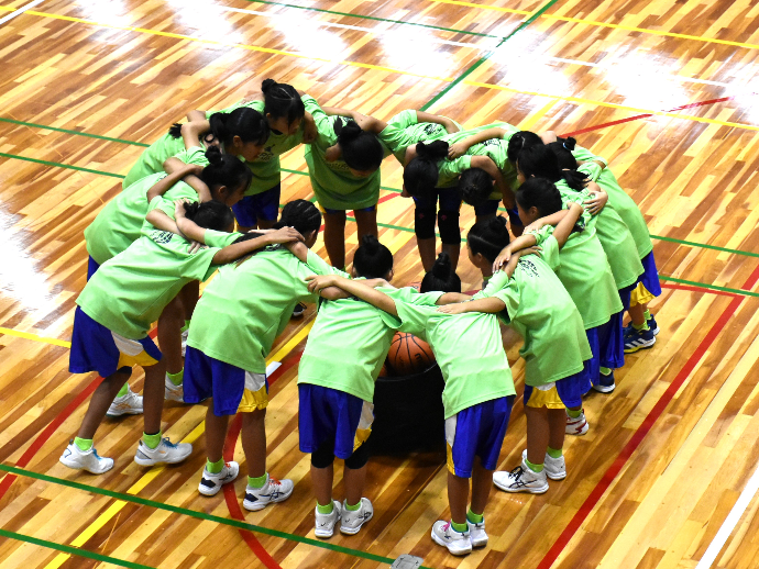 平野南ミニバスケットボールクラブの雰囲気がわかる写真