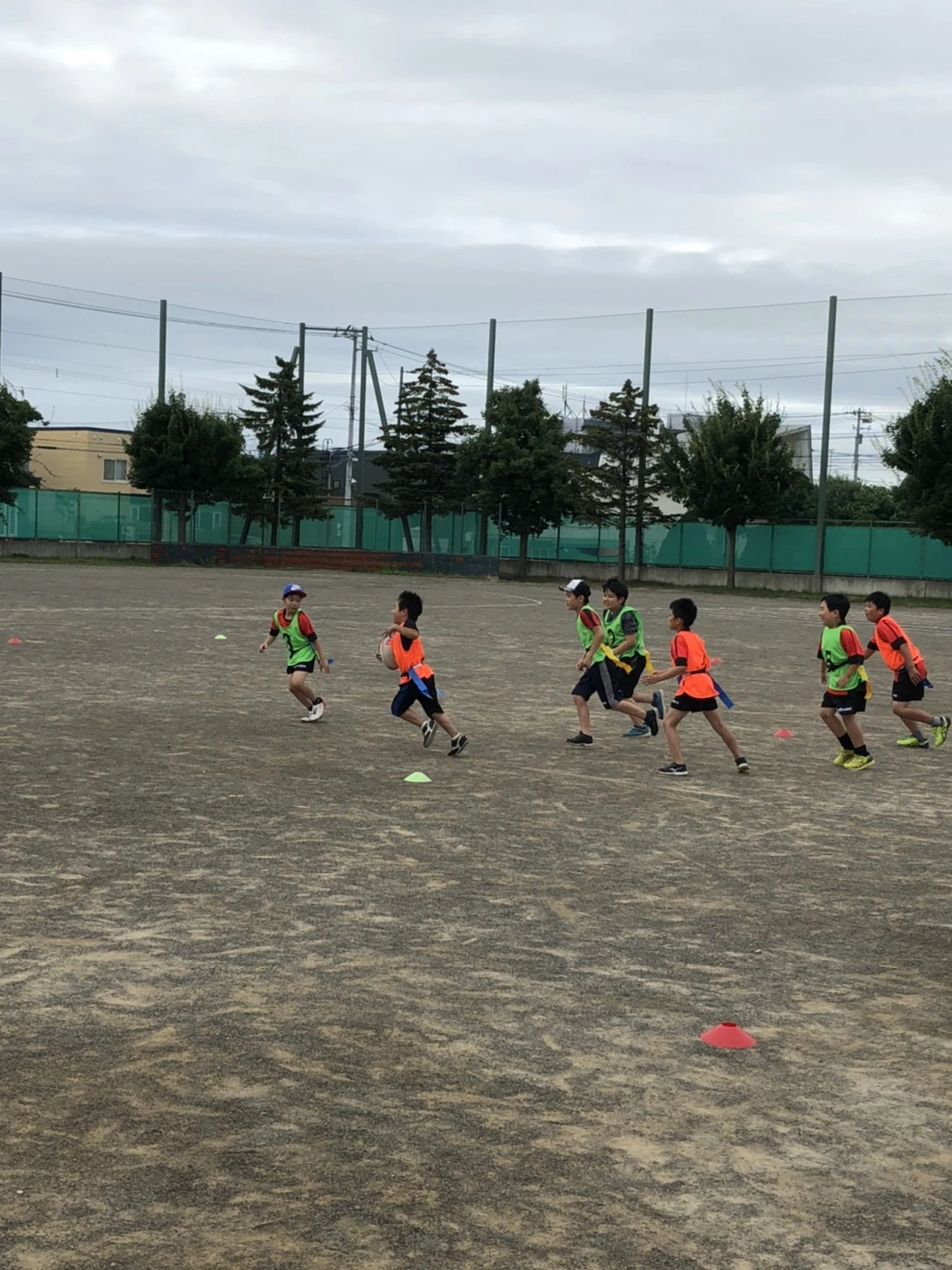 タグラグビーサークルアドバンズ屯田北サークルの雰囲気がわかる写真