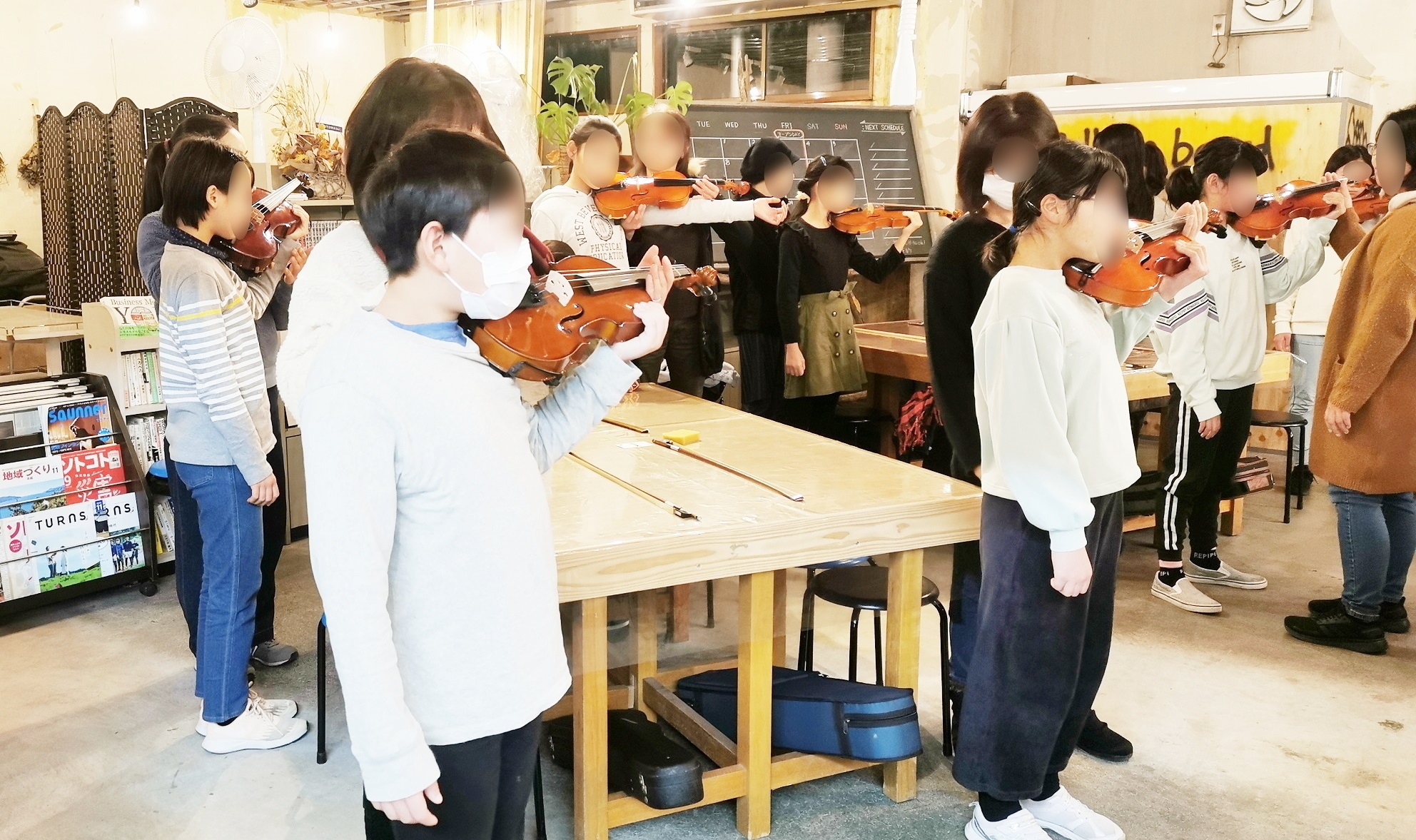 小学生のための6週間バイオリン・レッスンのバイオリン体験会（無料・予約制）